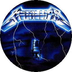 METALLICA: Ride The Lightning (nagy jelvény, 3,7 cm)