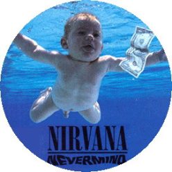 NIRVANA: Nevermind (big badge, 3.7 cm) 
