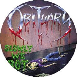 OBITUARY: Slowly We Rot (nagy jelvény, 3,7 cm)