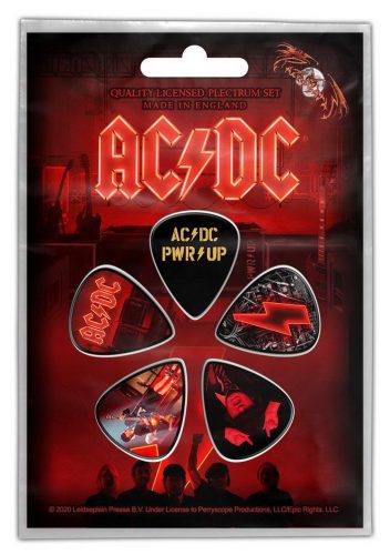 PENGETŐ: AC/DC - PWR Up (5 db pengető, 1 mm vastag)