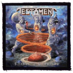 TESTAMENT: Titans Of Creation (9,5 cm x 9,5 cm) (felvarró)