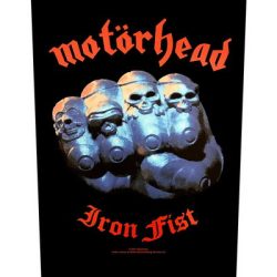 MOTORHEAD: Iron Fist Cover (hátfelvarró)