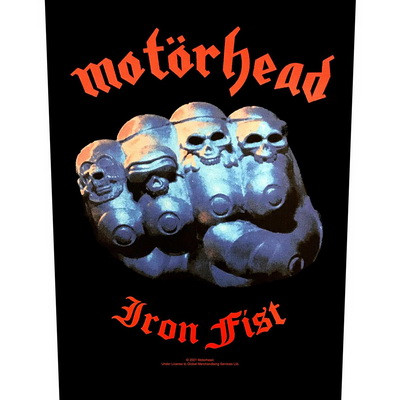 MOTORHEAD: Iron Fist Cover (hátfelvarró)
