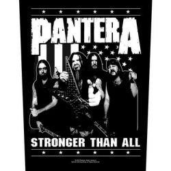 PANTERA: Stronger - Band (hátfelvarró / backpatch)