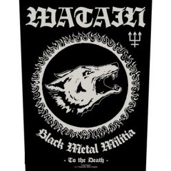WATAIN: Black Metal Militia (printed backpatch)
