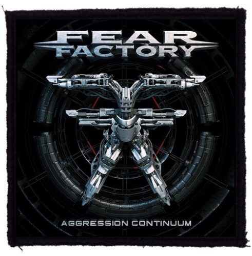 FEAR FACTORY: Aggression Continuum (95x95) (felvarró)