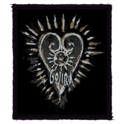 GOJIRA: Fortitude Heart (8 cm x 9,5 cm) (felvarró)