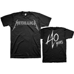 METALLICA: 40th Anniversary Logo (póló)