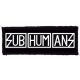 SUBHUMANS: Logo (12,5 cm x 4 cm)