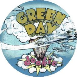 GREEN DAY: Dookie (nagy jelvény, 3,7 cm)