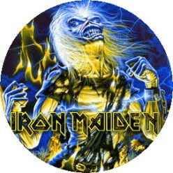 IRON MAIDEN: Live After Death (nagy jelvény, 3,7 cm)