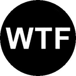 WTF (nagy jelvény, 3,7 cm)