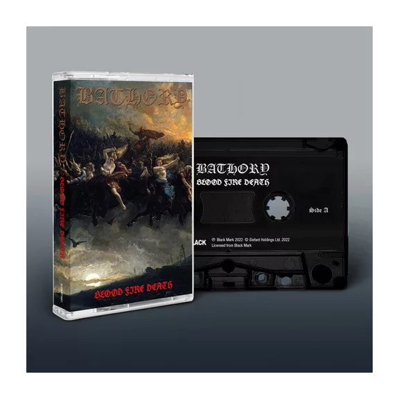 BATHORY: Blood Fire Death (MC, műsoros kazetta) BATHORY: Blood Fire Death (MC, műsoros kazetta)