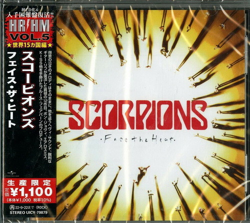 SCORPIONS: Face The Heat (CD, japán)