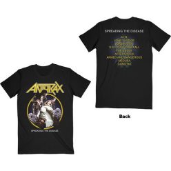 ANTHRAX: Spreading Track List (póló)