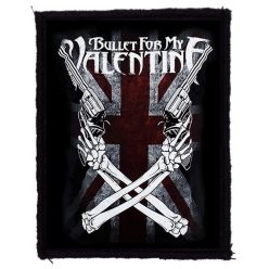 BULLET FOR MY VALENTINE: Cross Guns (9 cm x 12 cm) (patch)