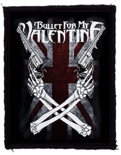 BULLET FOR MY VALENTINE: Cross Guns (90x120) (felvarró)