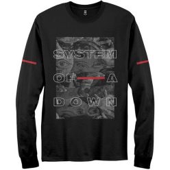   SYSTEM OF A DOWN: Eye Collage Longsleeve (hosszúujjú póló)