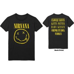 NIRVANA: Smiley Flower Sniffin (back print) (póló)