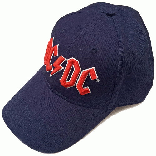 AC/DC: Red Logo (navy blue) (baseball sapka)