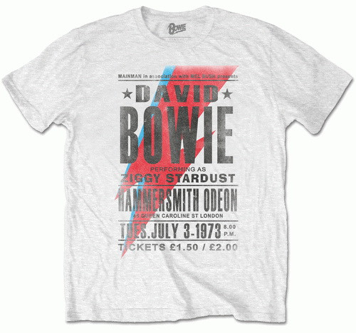 DAVID BOWIE: Hammersmith Odeon (póló)