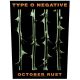 TYPE O NEGATIVE: October Rust (hátfelvarró / backpatch)