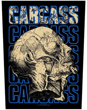 CARCASS: Necro Head (hátfelvarró / backpatch)