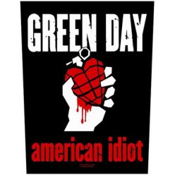 GREEN DAY: American Idiot (hátfelvarró / backpatch)