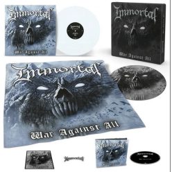 IMMORTAL: War Against All (LP white,+CD, patch, flag box)
