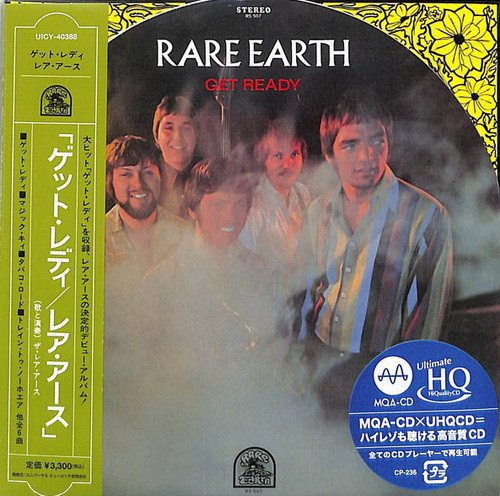 RARE EARTH: Get Ready (CD, japán)