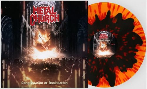 METAL CHURCH: Congregation Of Annihilation (LP, orange red splattered)