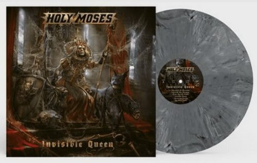 HOLY MOSES: Invisible Queen (LP, white black marbled)