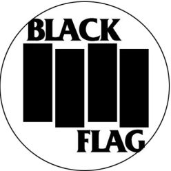 BLACK FLAG: Logo (big badge, 3.7 cm) 