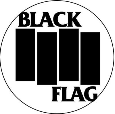 BLACK FLAG: Logo (nagy jelvény, 3,7 cm) 