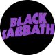 BLACK SABBATH: Master Logo (nagy jelvény, 3,7 cm) 