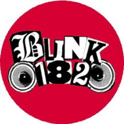 BLINK 182: Speaker Logo (nagy jelvény, 3,7 cm) 