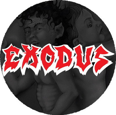 EXODUS: Logo (nagy jelvény, 3,7 cm) 
