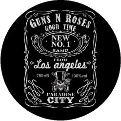 GUNS N' ROSES: Paradise City (nagy jelvény, 3,7 cm) 