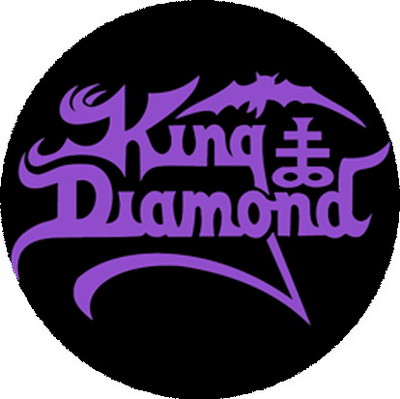 KING DIAMOND: Logo (nagy jelvény, 3,7 cm) 