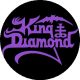 KING DIAMOND: Logo (nagy jelvény, 3,7 cm) 