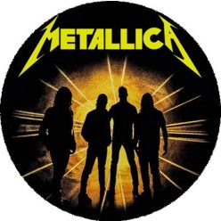 METALLICA: 72 Strobes Band (nagy jelvény, 3,7 cm) 