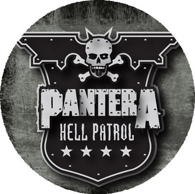 PANTERA: Hell Patrol (nagy jelvény, 3,7 cm) 