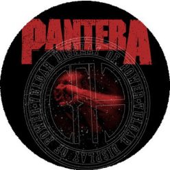 PANTERA: Vulgar Display (nagy jelvény, 3,7 cm) 