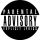 PARENTAL ADVISORY (big badge, 3.7 cm) 