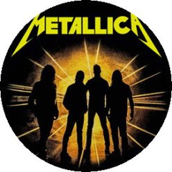 METALLICA: 72 Strobes Band (jelvény, 2,5 cm) 