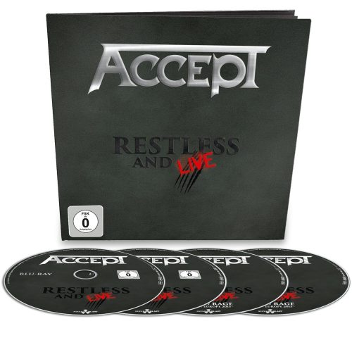 ACCEPT:  Restless And Live (2CD+Blu-ray+DVD)