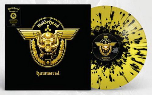 MOTORHEAD: Hammered (LP, gold/black splatter)