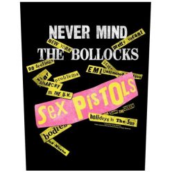 SEX PISTOLS: Never Mind Titles (hátfelvarró / backpatch) 