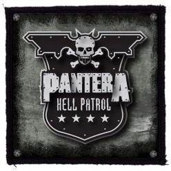 PANTERA: Hell Patrol (9,5 cm x 9,5 cm) (felvarró) 