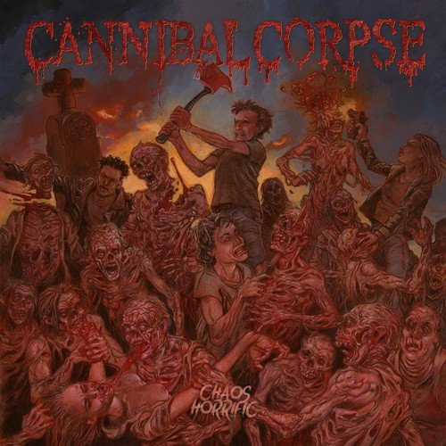 CANNIBAL CORPSE: Chaos Horrific (LP, blue marbled)